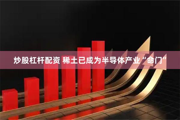炒股杠杆配资 稀土已成为半导体产业“命门”